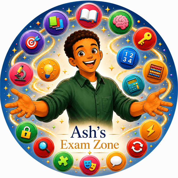 Ash's Exam Zone app logo
