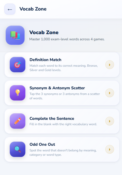 Verbal Reasoning Zone