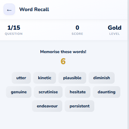 Word Recall
